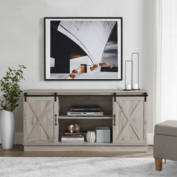 Featured Photo of 15 Inspirations Modern Farmhouse Rustic Tv Stands