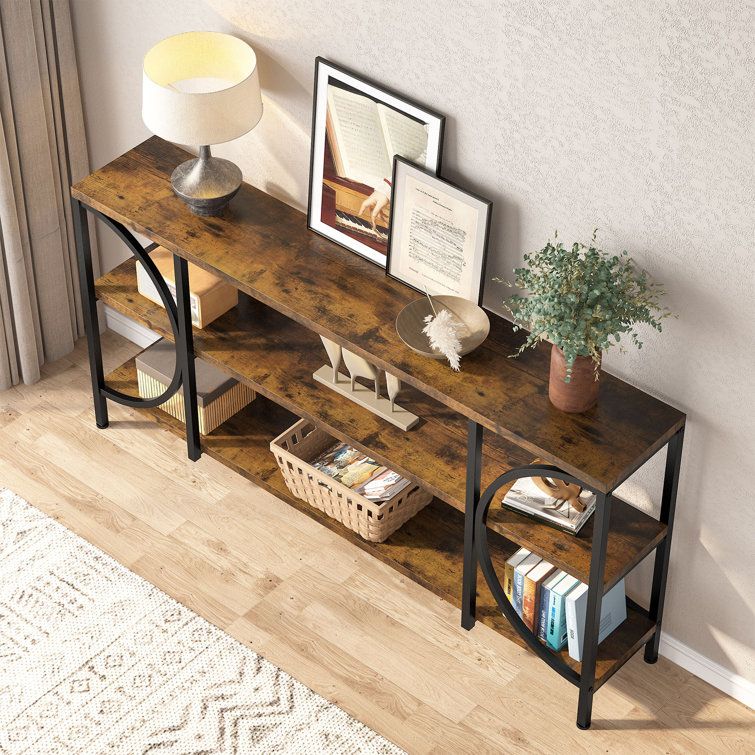 Wayfair For Popular Asymmetrical Console Table Book Stands (View 4 of 15)