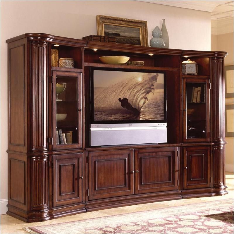 Well Liked Entertainment Units With Bridge Regarding 14096 Riverside Furniture Ambiance 60 Inch Bridge And Shelf (View 12 of 15)