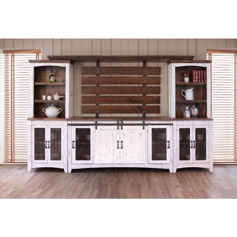 Widely Used Entertainment Units With Bridge Inside Pueblo White Entertainment Center With Pier And Bridge Ifd360stand+pier+ Bridgeinternational Furniture Direct At Wright Furniture & Flooring (Photo 8 of 15)