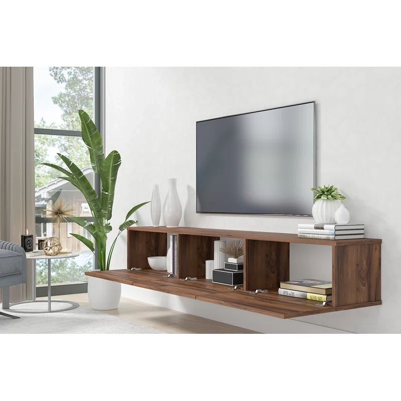 Widely Used Floating Stands For Tvs Throughout Benjamin Floating Tv Stand – Lifestyle Home (Photo 3 of 15)