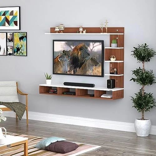 Wooden Wall Mount Tv Entertainment Unit/set Top Box Stand With 2017 Top Shelf Mount Tv Stands (Photo 12 of 15)