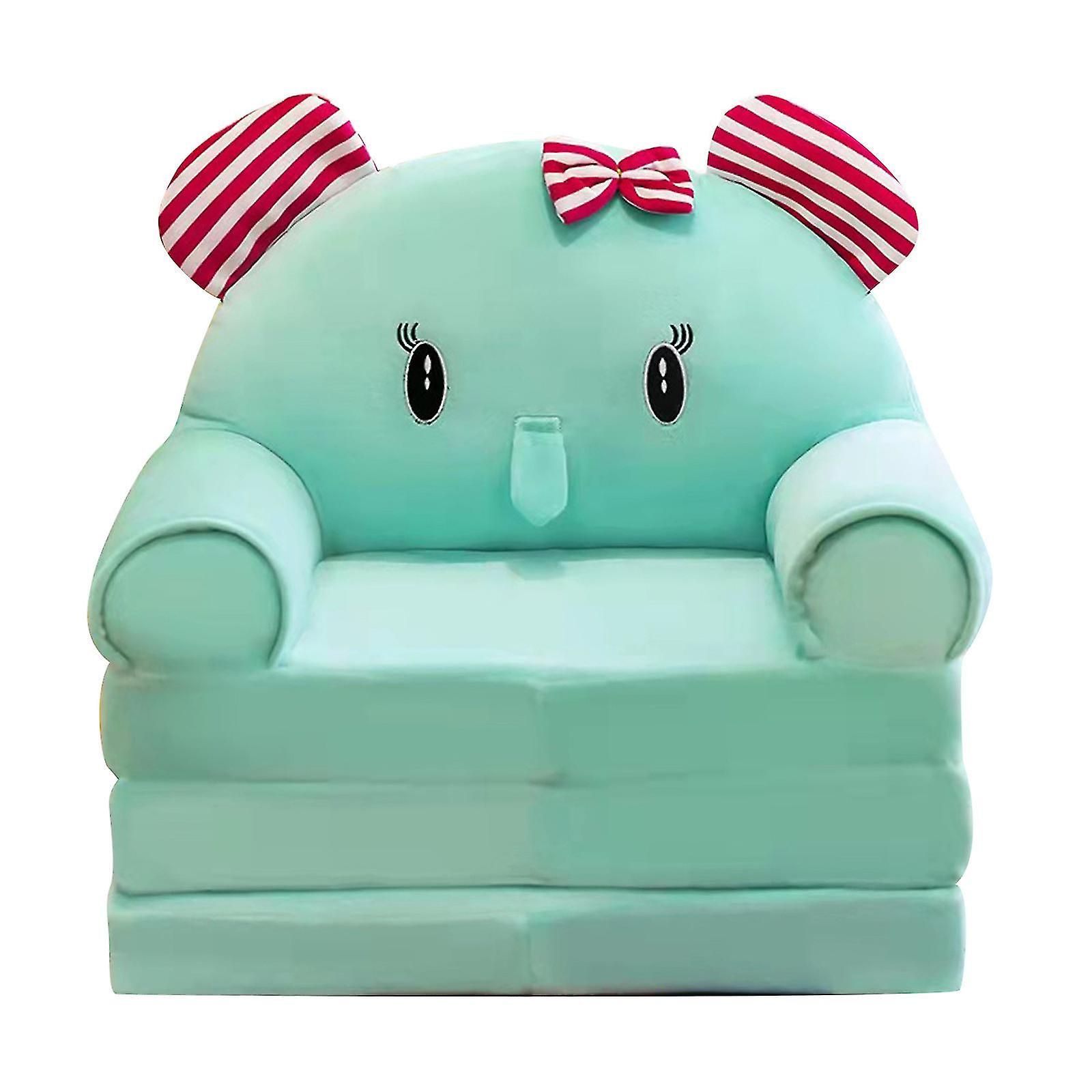 2 In 1 Foldable Plush Foldable Kids Sofa Backrest Armchair Children Sofa  Cute | Fruugo No Intended For 2 In 1 Foldable Sofas (View 4 of 15)