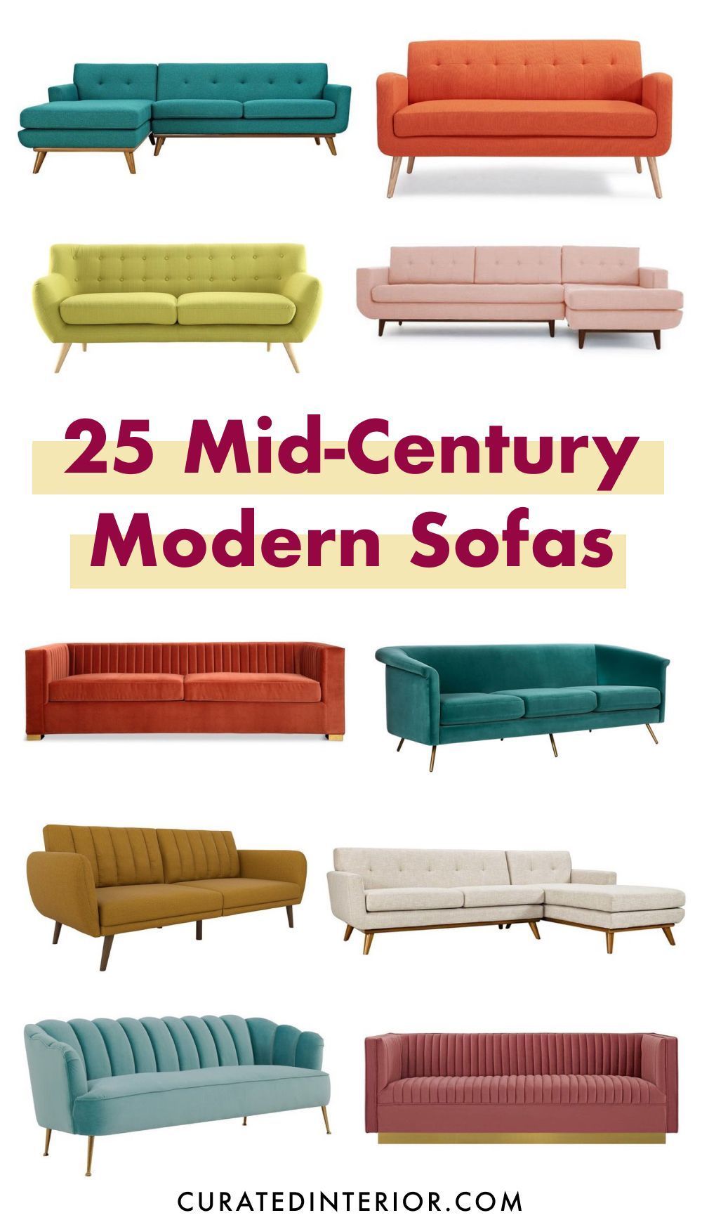 25 Fabulous Mid Century Modern Sofas To Buy Online | Mid Century Modern Sofa,  Modern Sofa, Mid Century Sofa Regarding Mid Century Modern Sofas (View 13 of 15)