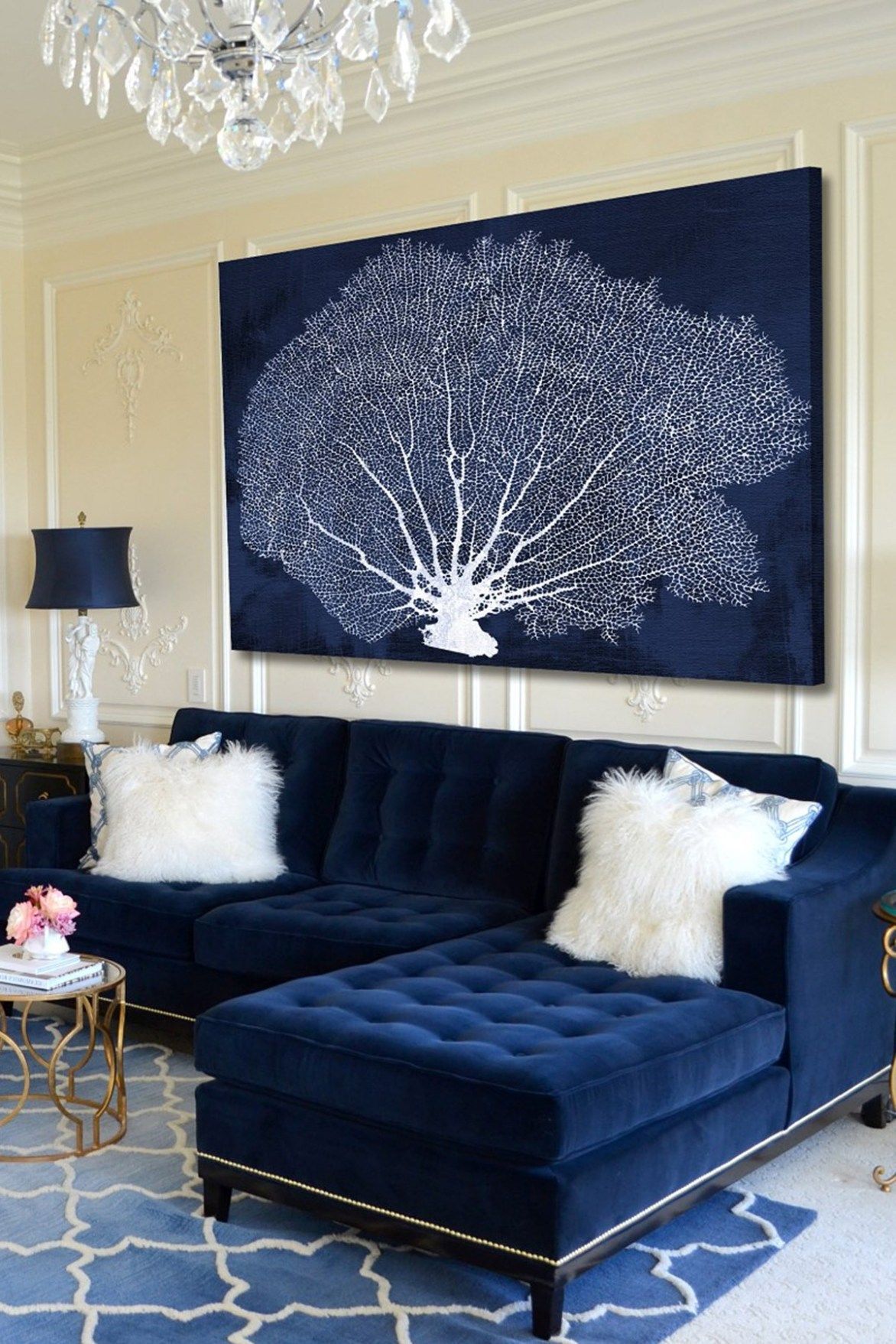 25 Stunning Blue Velvet Sofa Living Room Ideas | Blue And White Living  Room, Blue Couch Living, Blue Couch Living Room Pertaining To Sofas In Blue (Photo 5 of 15)