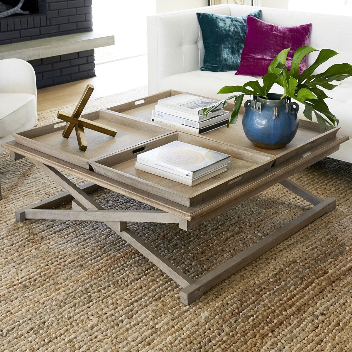 30+ Coffee Table Tray Ideas With Regard To Coffee Tables With Trays (View 5 of 15)