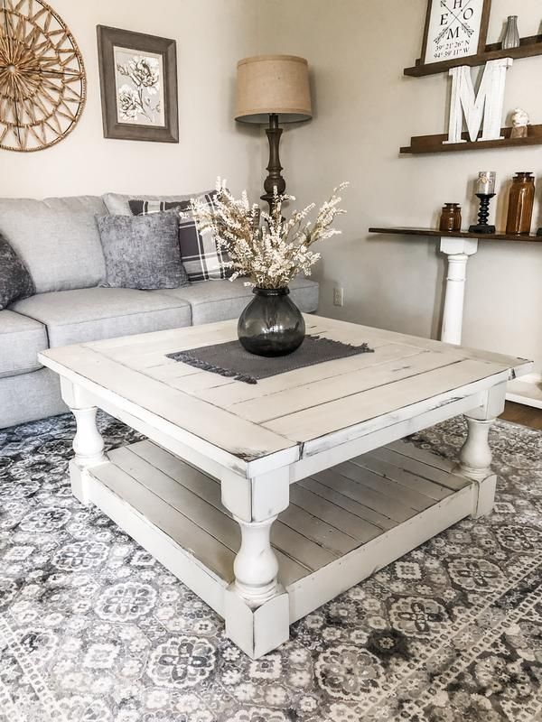 30+ Gorgeous Farmhouse Living Room Makeover Decor Ideas To Try Asap In With Living Room Farmhouse Coffee Tables (View 11 of 15)