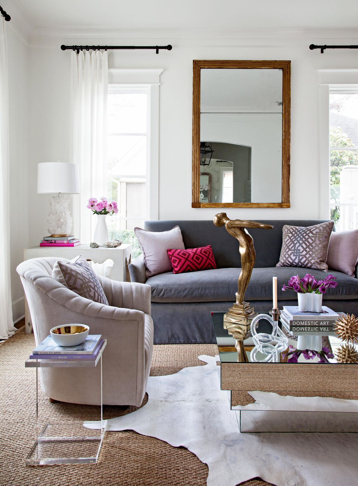 7 Flawless Ways To Style A Gray Sofa In Sofas In Dark Gray (View 14 of 15)