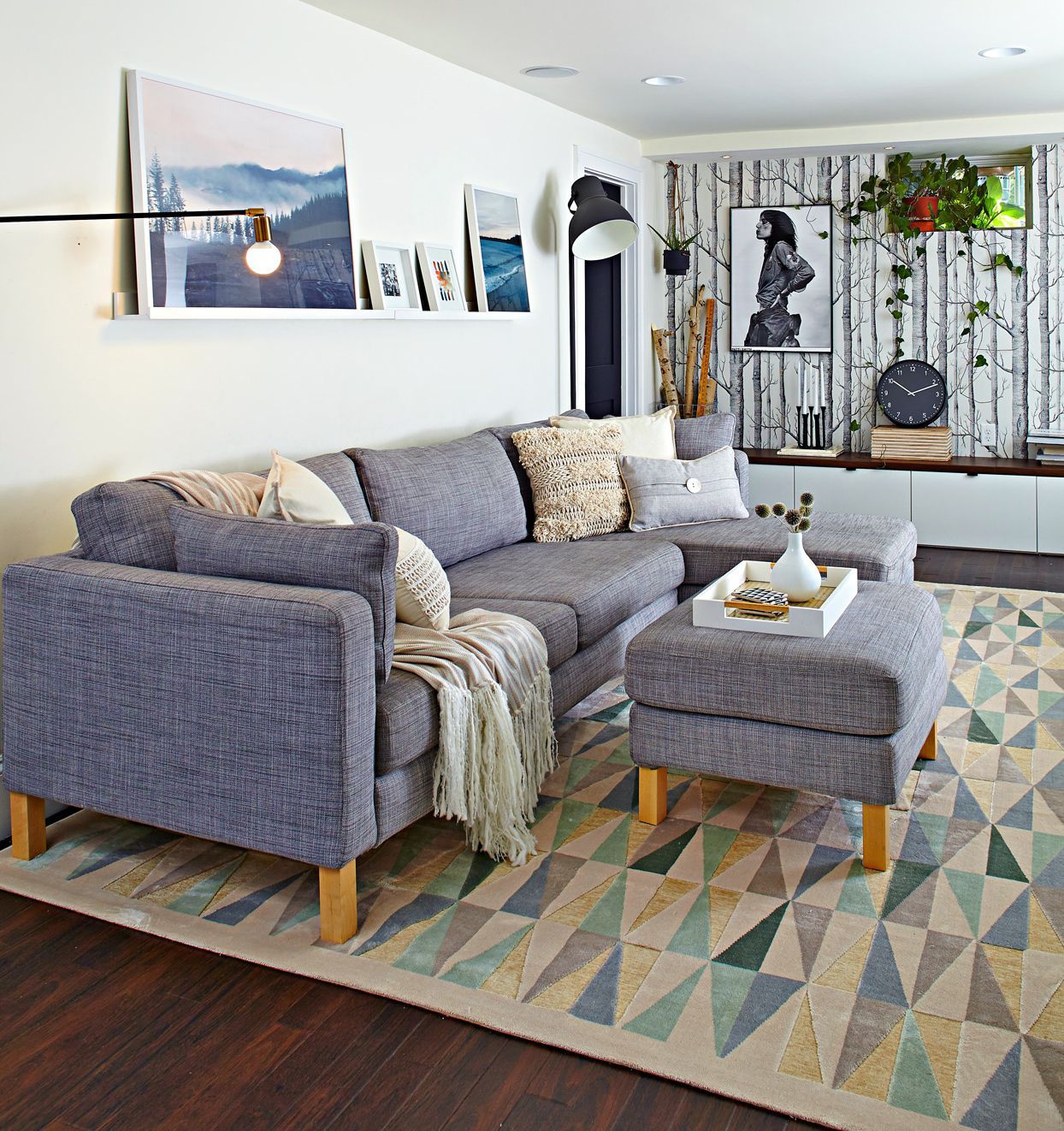 7 Flawless Ways To Style A Gray Sofa Regarding Sofas In Dark Gray (Photo 11 of 15)