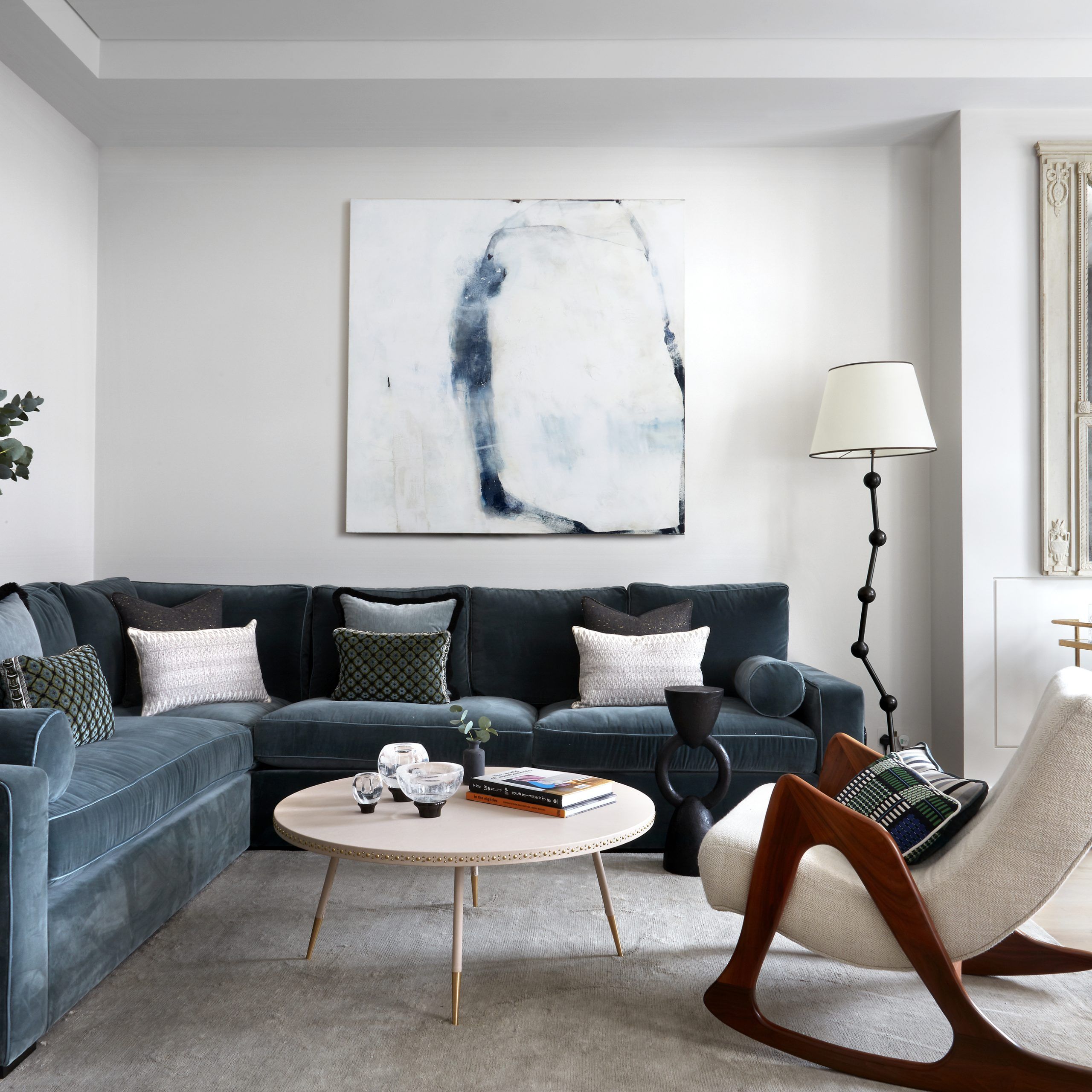 8 Blue And Grey Living Room Ideas For This Modern Combo | Livingetc Pertaining To Sofas In Bluish Grey (View 7 of 15)