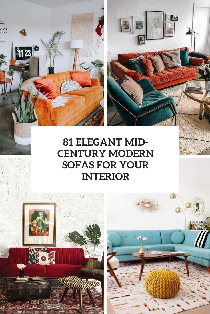 81 Elegant Mid Century Modern Sofas For Your Interior – Digsdigs With Regard To Mid Century Modern Sofas (Photo 5 of 15)