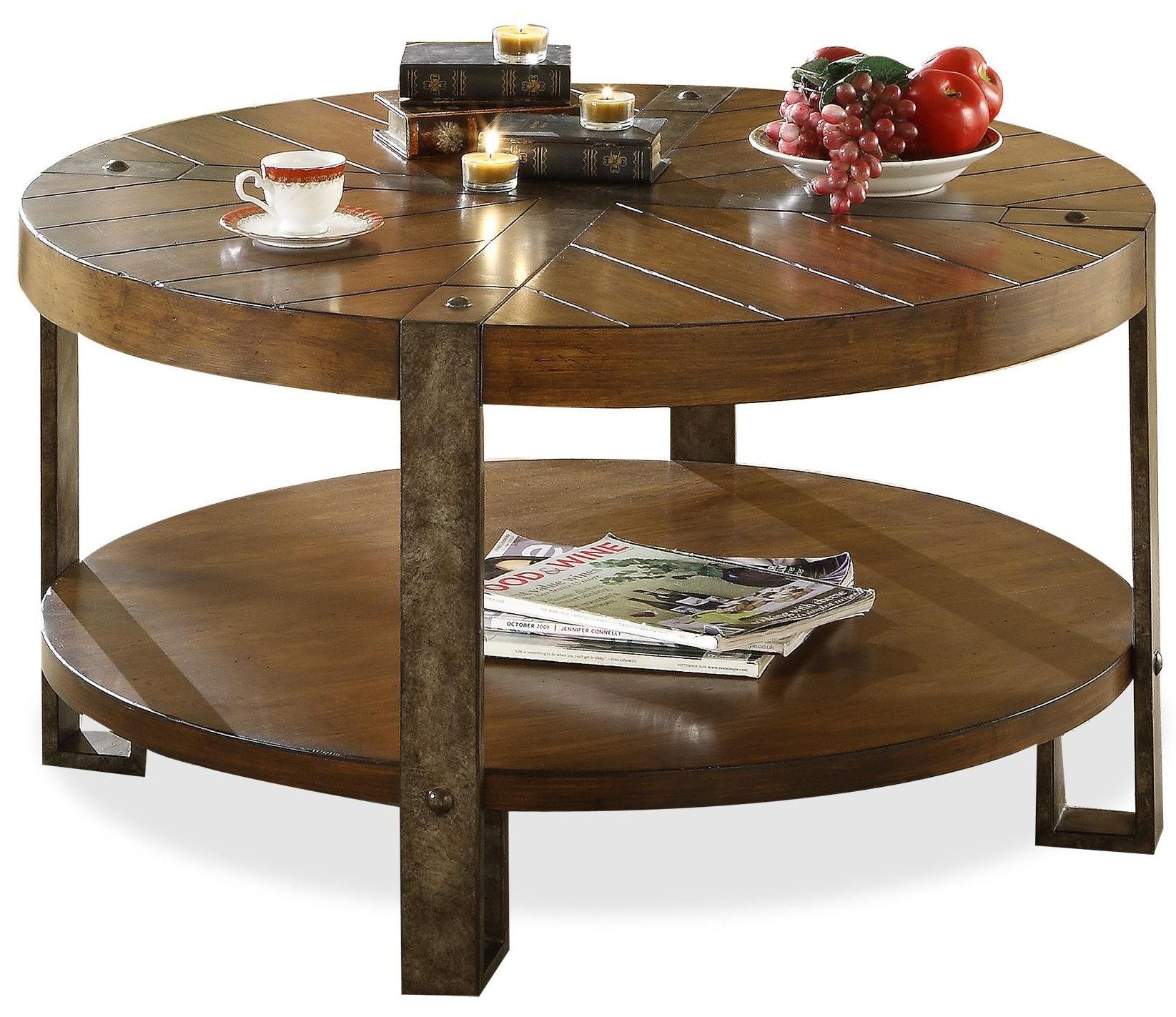 Awesome Round Coffee Tables With Storage | Homesfeed For Coffee Tables With Round Wooden Tops (View 2 of 15)