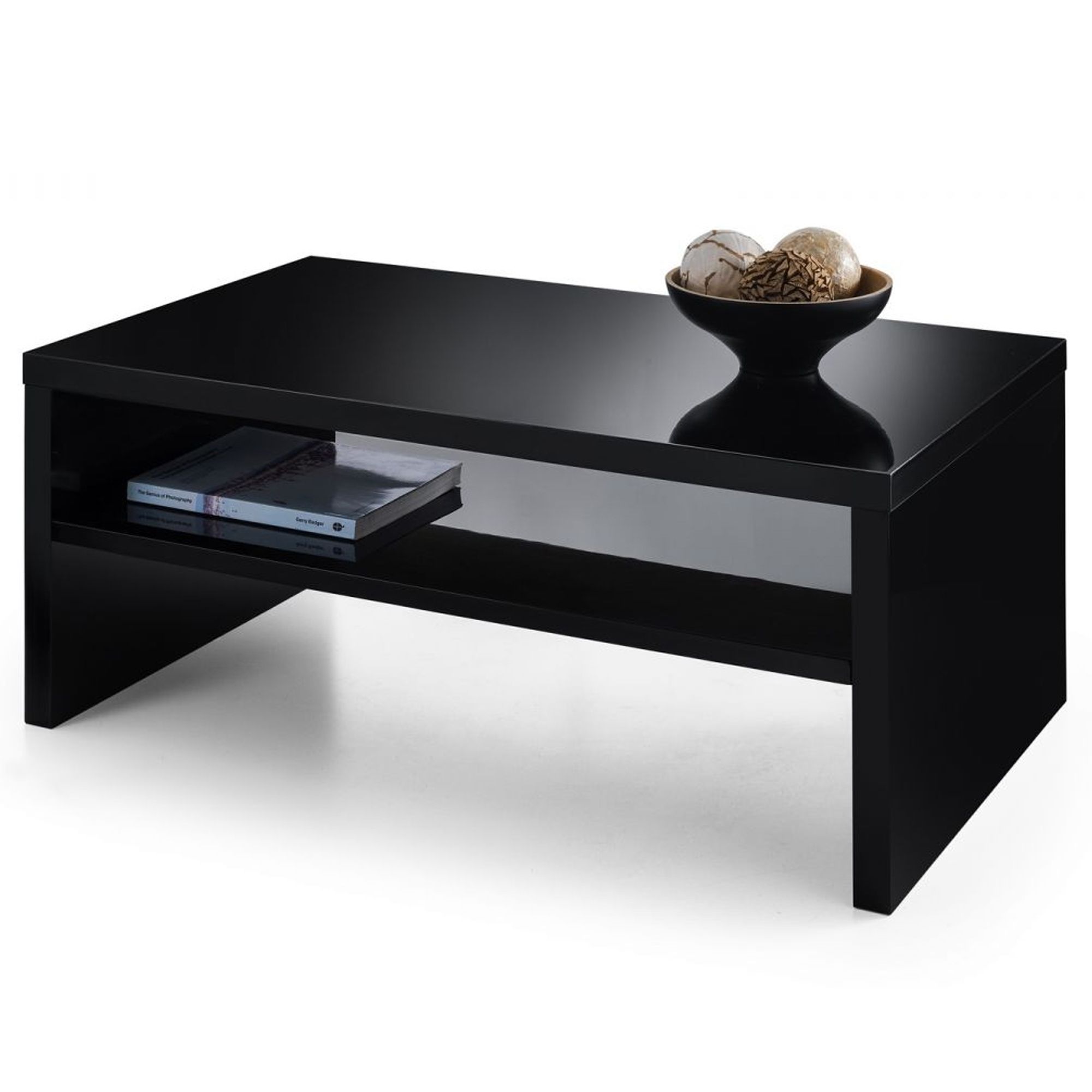 Black Metro High Gloss Coffee Table | Contemporary Lounge Furniture Pertaining To High Gloss Black Coffee Tables (View 4 of 15)