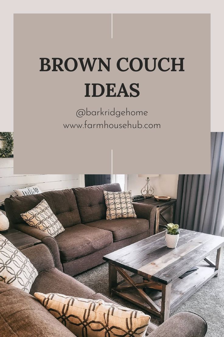 Brown Couch Ideas | Brown Leather Sofa Living Room, Dark Brown Couch Living  Room, Brown Couch Living Room Intended For Sofas In Chocolate Brown (Photo 14 of 15)