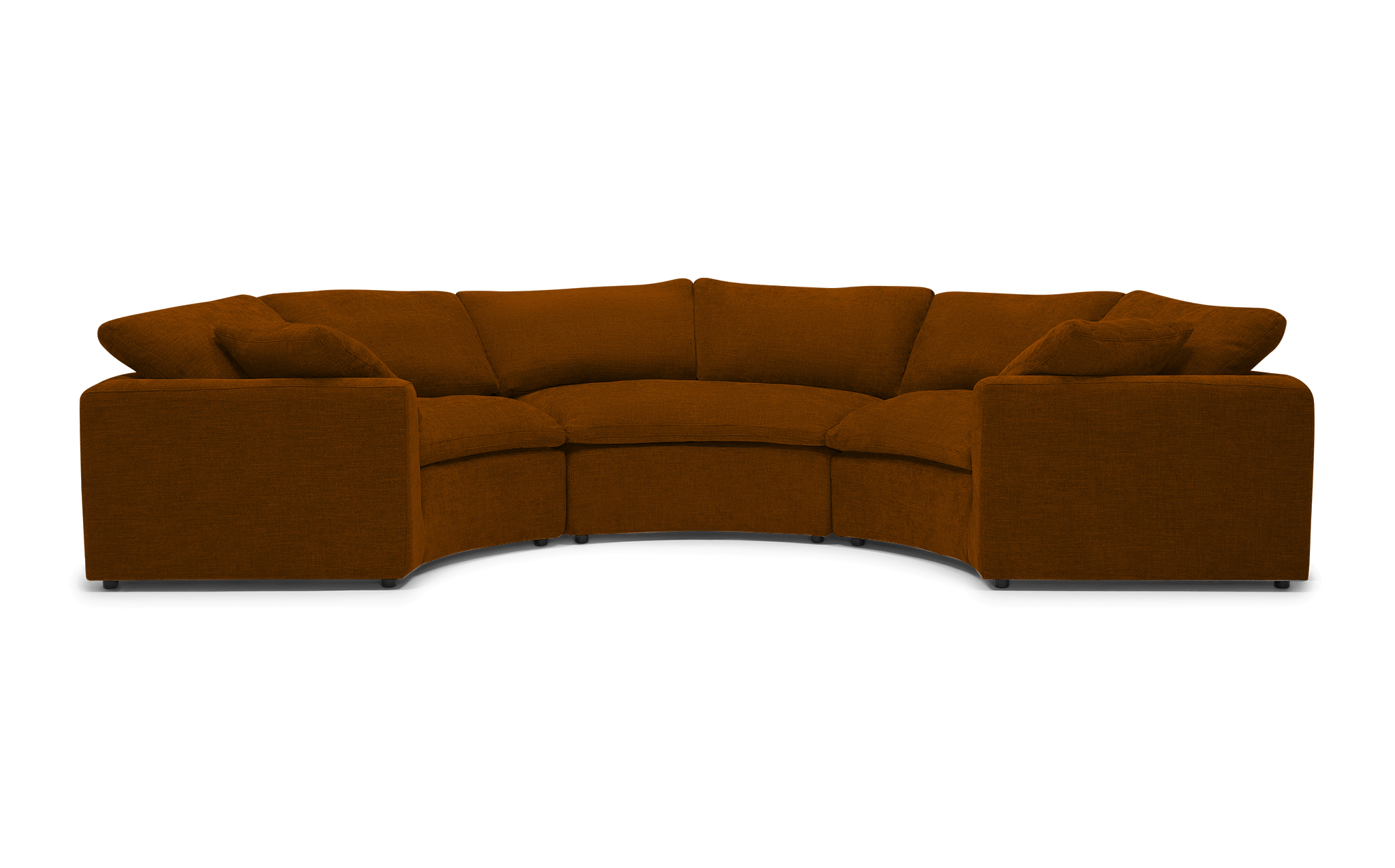 Bryant Semicircle Sectional (3 Piece) | Sectional, Curved Sectional Inside 130&quot; Curved Sectionals (View 11 of 15)