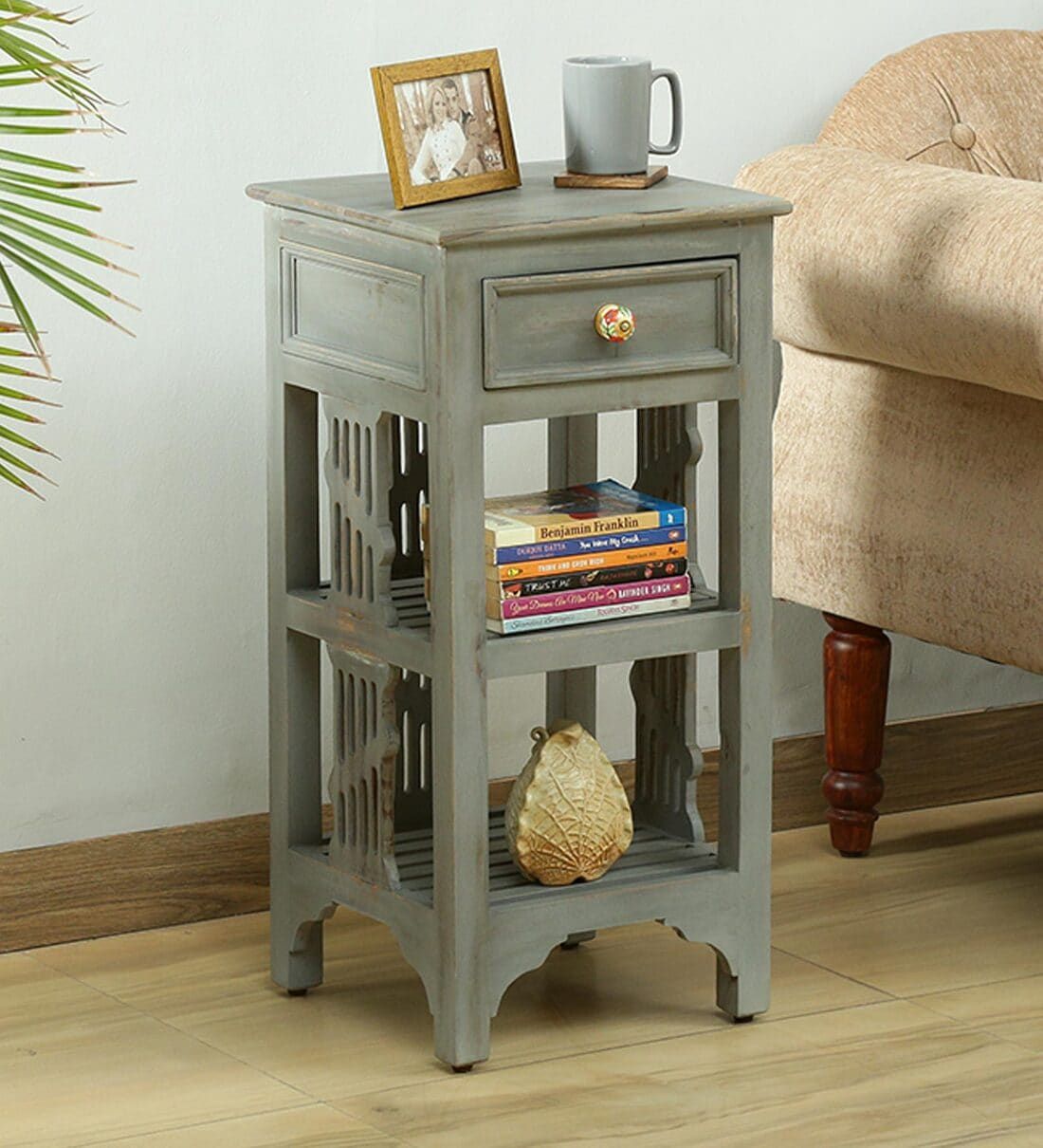 Buy Amory End Table In Rustic Grey Finishamberville Online For Rustic Gray End Tables (View 11 of 15)