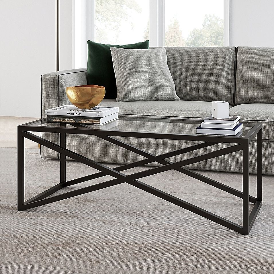 Calix Coffee Table In Blackened Bronze | Bed Bath & Beyond | Coffee Inside Addison&amp;lane Calix Square Tables (View 13 of 15)