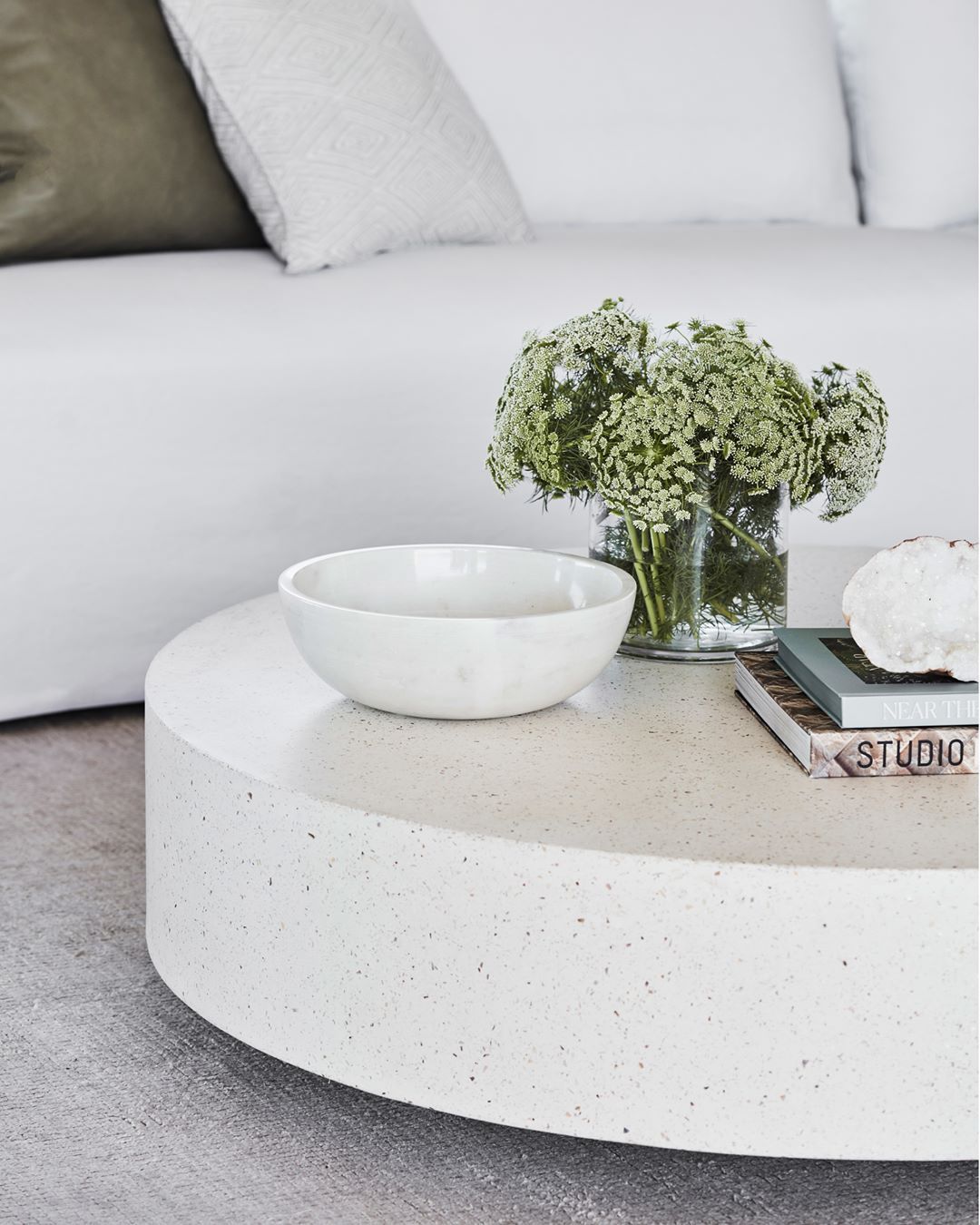Coco Republic On Instagram: “the Monaco Round Concrete Coffee Table Is Throughout Monaco Round Coffee Tables (View 4 of 15)