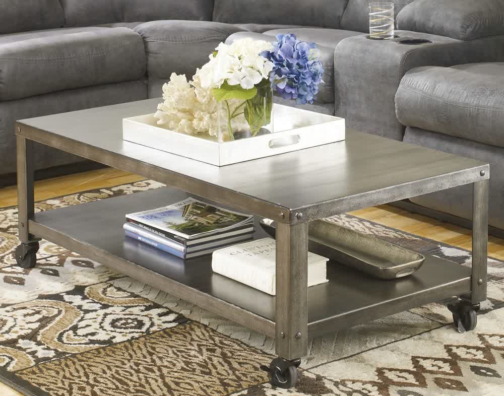 Coffee Table On Casters, Move It Anytime – Homesfeed In Coffee Tables With Casters (Photo 7 of 15)
