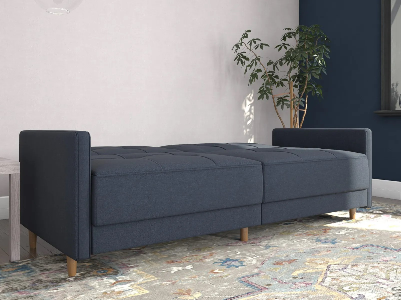 Featured Photo of 15 Ideas of Navy Linen Coil Sofas