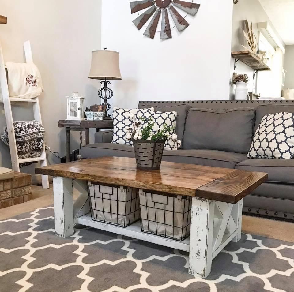 Featured Photo of 15 Inspirations Living Room Farmhouse Coffee Tables
