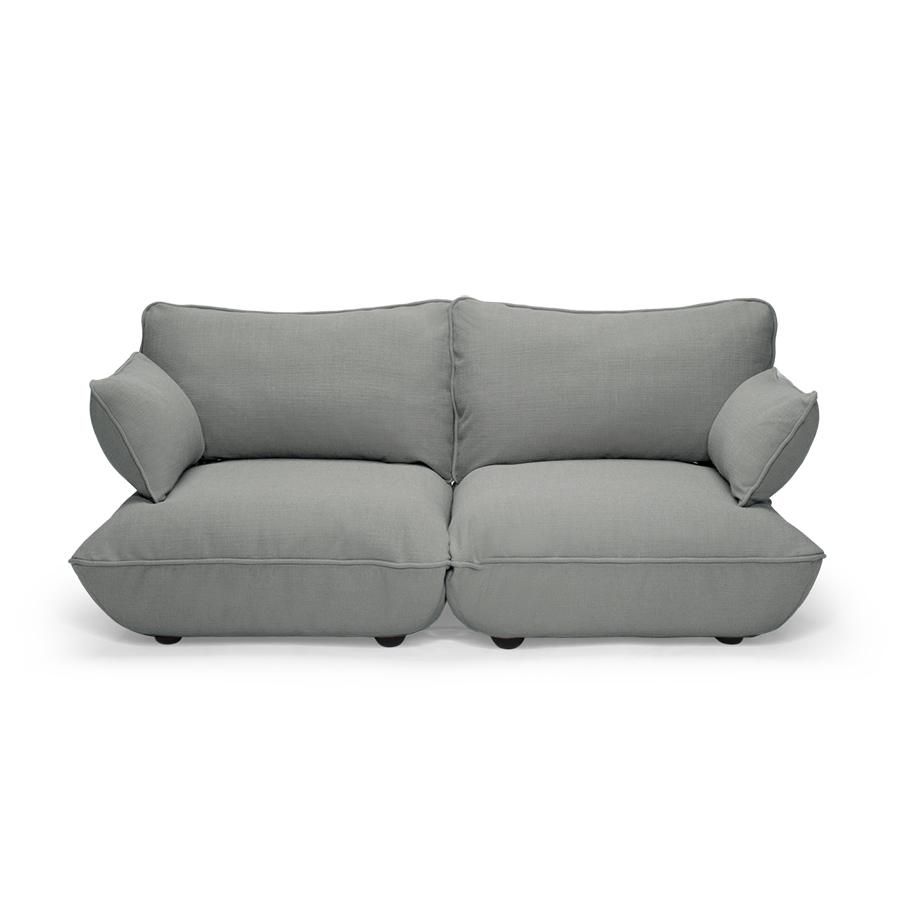 Fatboy Sofa With 2 Places Sumo Sofa Medium (mouse Grey – 82% Polyester, 18%  Acrylic) – Myareadesign.it Pertaining To Dark Grey Polyester Sofa Couches (Photo 12 of 15)