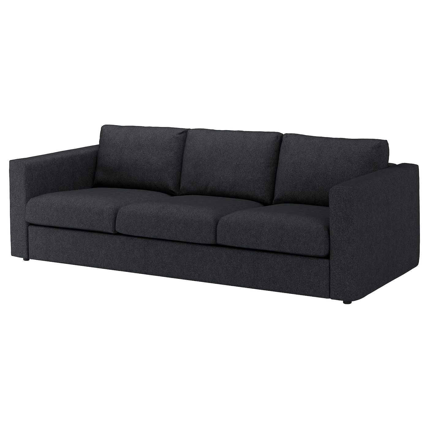 Finnala Sofa, Tallmyra Black/gray – Ikea Intended For Sofas In Black (Photo 9 of 15)