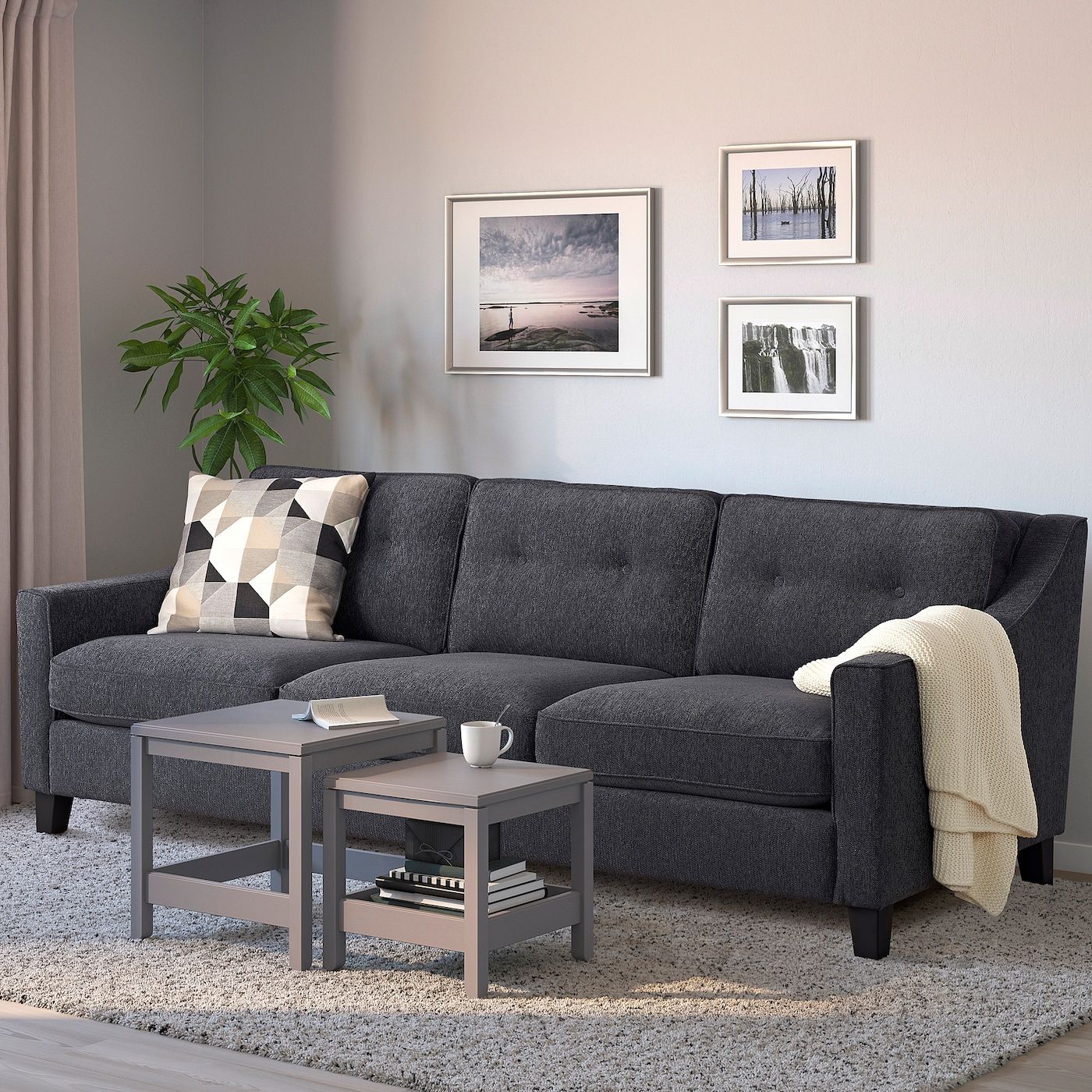 Fröslöv Sofa, Hyllie Dark Gray – Ikea In Sofas In Dark Gray (Photo 3 of 15)