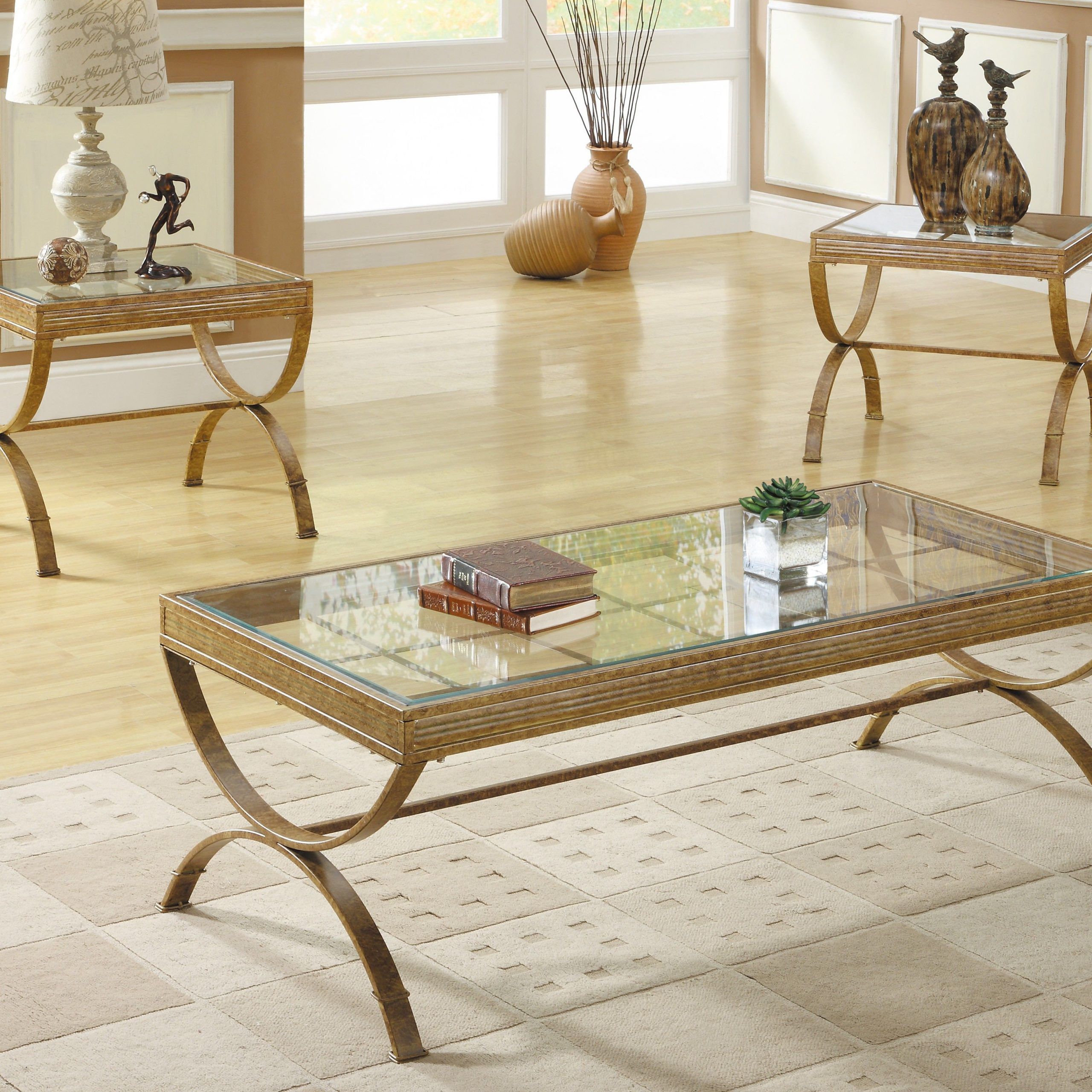 Glass Coffee Table Sets Amazon / Ashley Furniture Signature Design With Glass Top Coffee Tables (View 12 of 15)