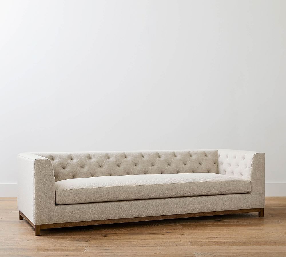 Henley Tufted Upholstered Sofa | Pottery Barn With Tufted Upholstered Sofas (Photo 9 of 15)