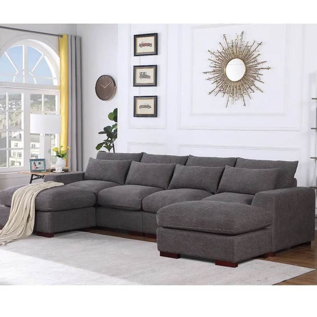 Homzmart Throughout Dark Gray Sectional Sofas (View 9 of 15)