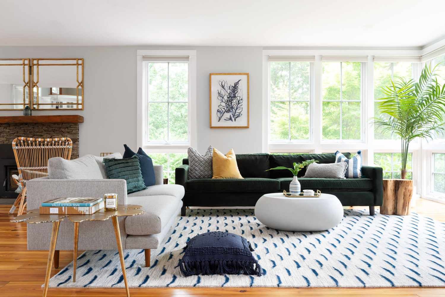 How To Arrange Two Sofas In A Living Room With Sofas In Multiple Colors (View 3 of 15)