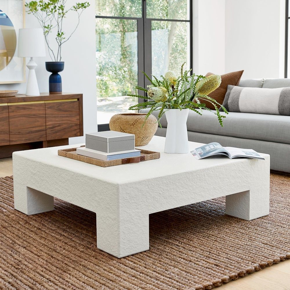 How To Decorate Your Square Coffee Table With Style – Coffee Table Decor Inside Transitional Square Coffee Tables (View 12 of 15)