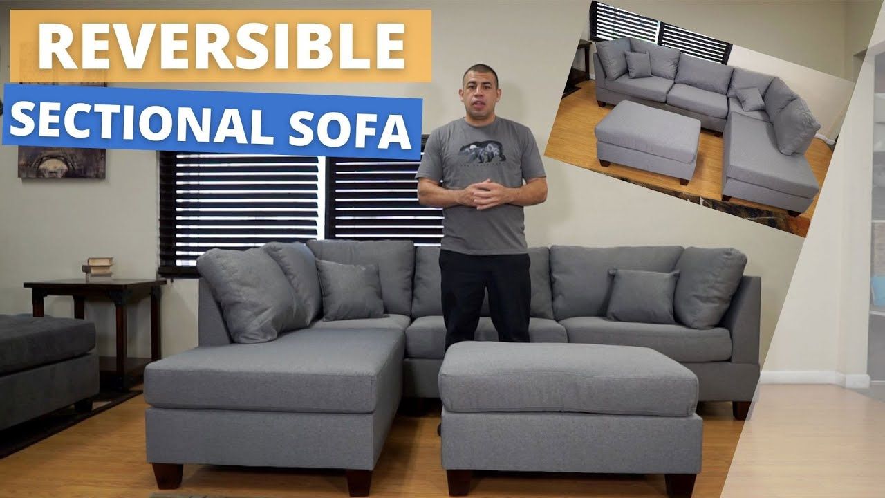 How To Reverse A Sectional Sofa: 10 Steps – Youtube In Left Or Right Facing Sleeper Sectionals (Photo 10 of 15)