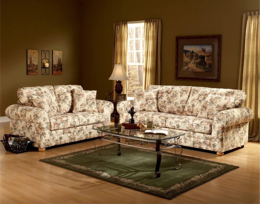 How To Style A Living Room Around A Floral Sofa? – A House In The Hills Intended For Sofas In Pattern (Photo 14 of 15)