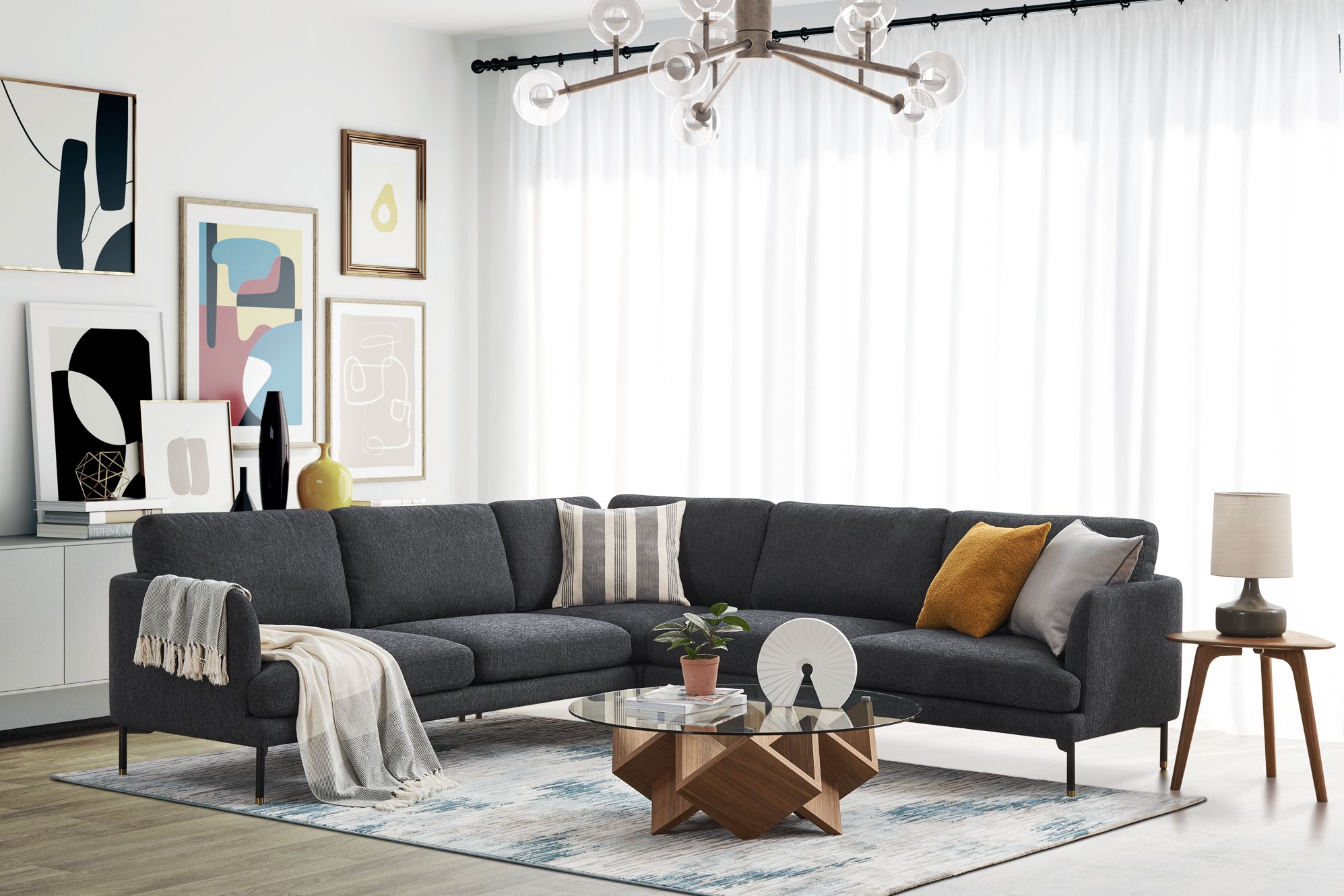 L Shape Sofas For Small Living Rooms? | Castlery Singapore Pertaining To Sofas For Compact Living (Photo 10 of 15)