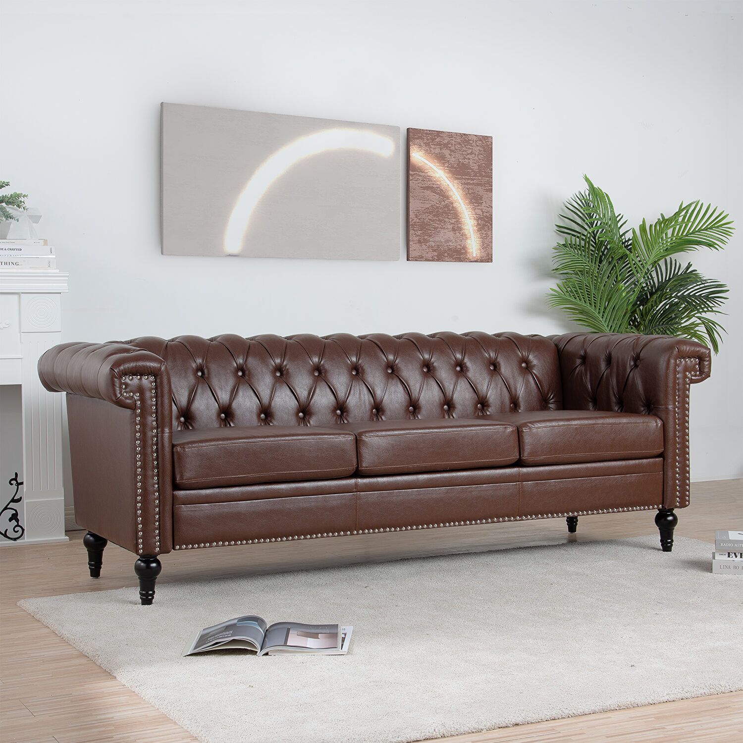 La Spezia D928 Brown Sofa W68042995 | Comfyco Regarding Traditional 3 Seater Sofas (Photo 7 of 15)