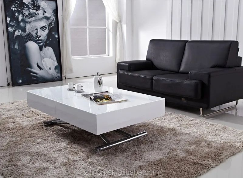 Lift Top Storage Gloss Coffee Table In White : Chic Mix High Gloss For High Gloss Lift Top Coffee Tables (Photo 13 of 15)