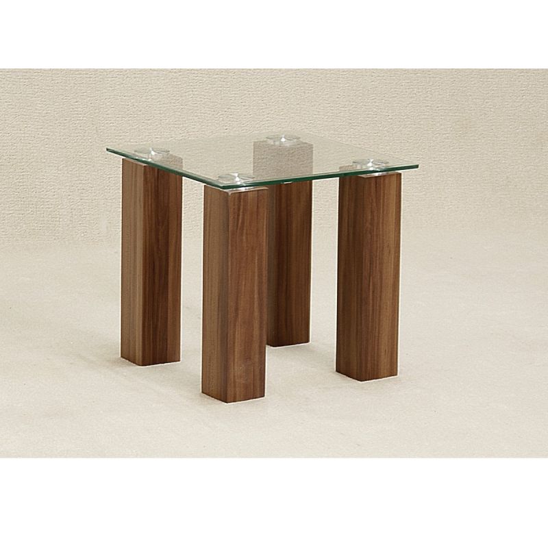 Mirage Clear Glass Side Table – Forever Furnishings :: Fine Home And Throughout Transparent Side Tables For Living Rooms (Photo 1 of 15)