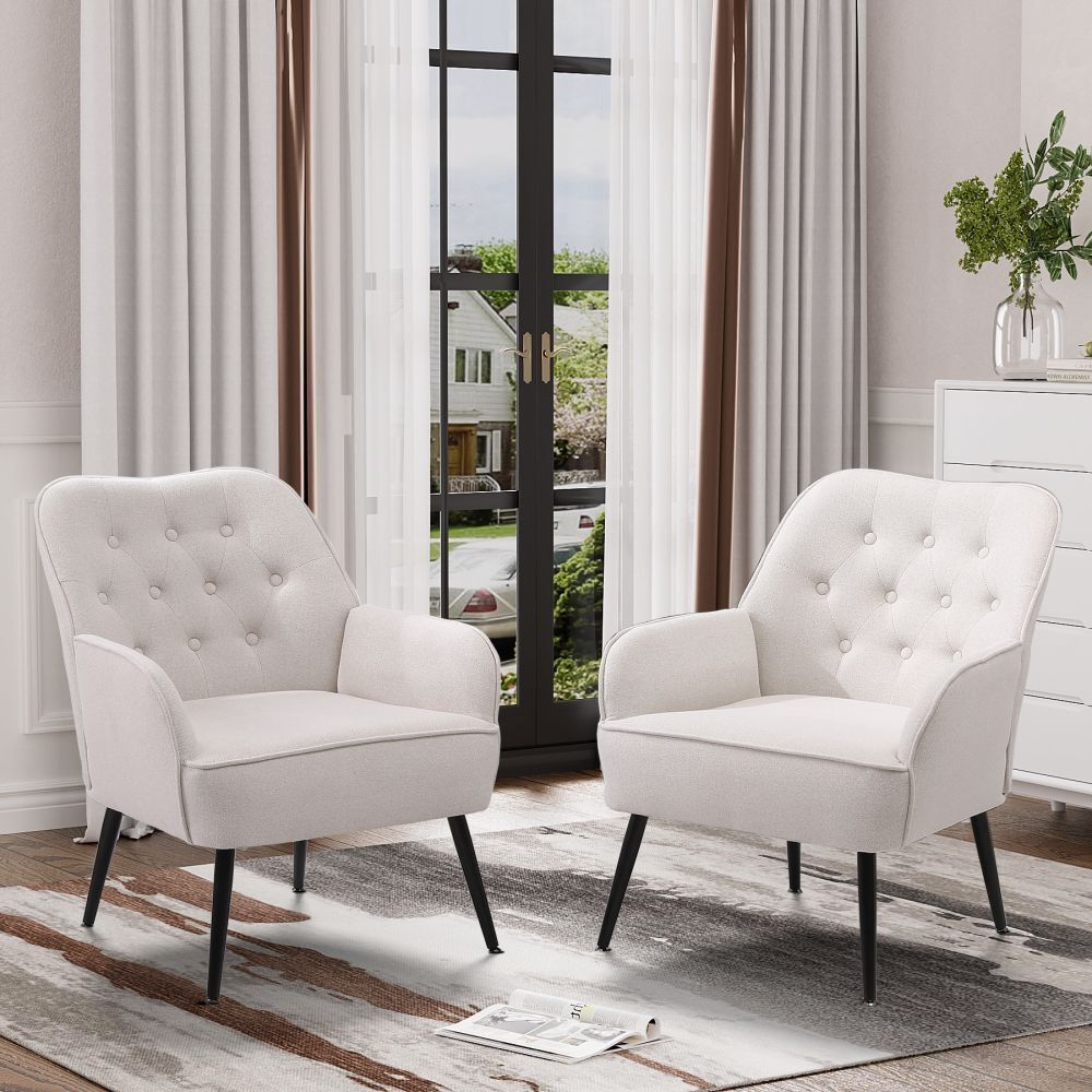Modern Velvet Upholstered Accent Chair Comfy Armchair Vanity Chair W/ Metal  Legs | Ebay Throughout Modern Velvet Upholstered Recliner Chairs (View 9 of 15)