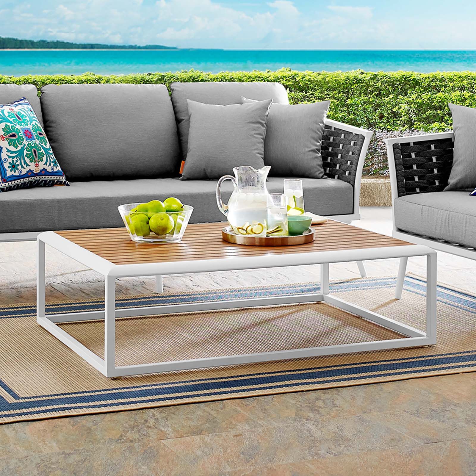 Modterior :: Outdoor :: Coffee Tables :: Stance Outdoor Patio Aluminum Pertaining To Modern Outdoor Patio Coffee Tables (Photo 5 of 15)