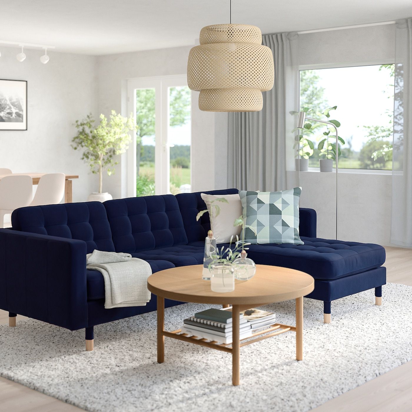 Morabo Sofa, Djuparp Dark Blue – Ikea Intended For Sofas In Blue (View 9 of 15)