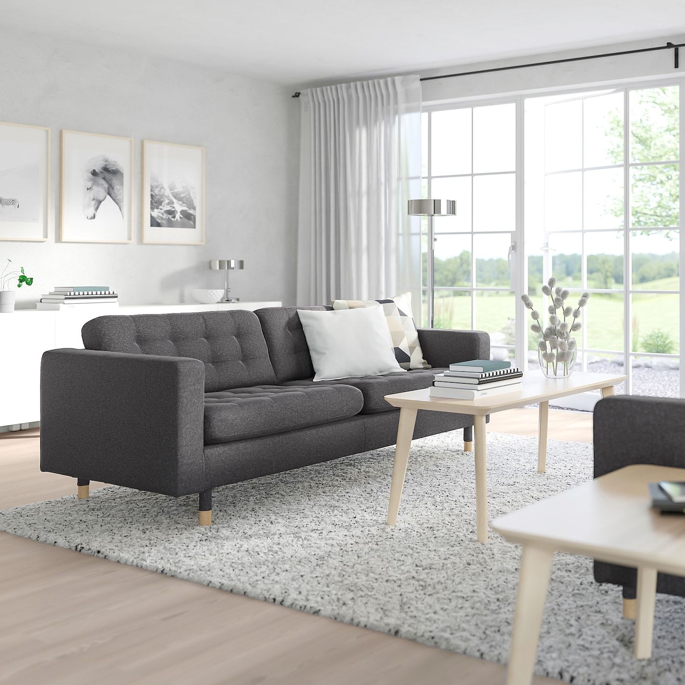 Morabo Sofa, Gunnared Dark Gray – Ikea Throughout Sofas In Dark Gray (Photo 4 of 15)