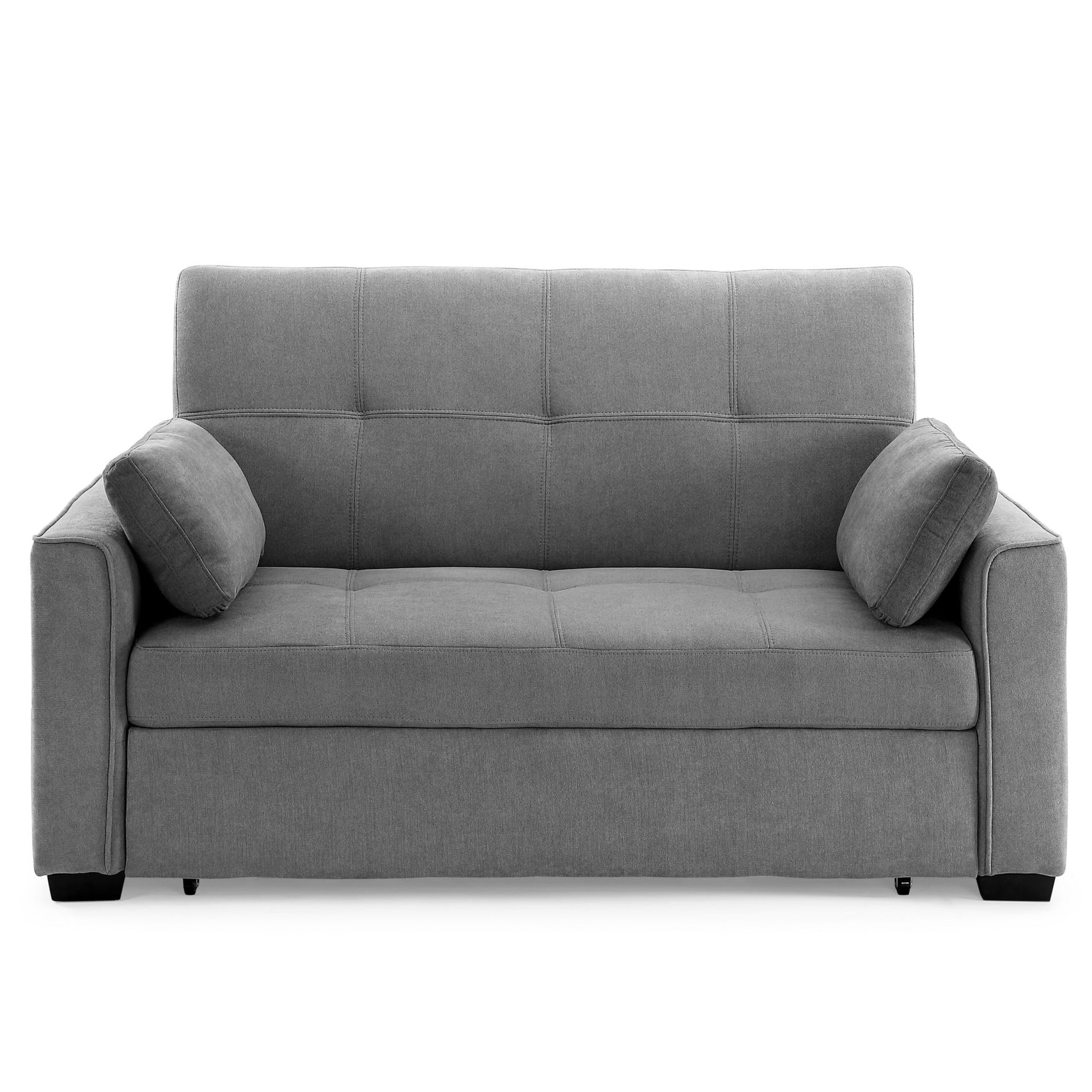 Nantucket Loveseat Full Size Sleeper Light Graynight & Day Furniture For Convertible Gray Loveseat Sleepers (View 9 of 15)