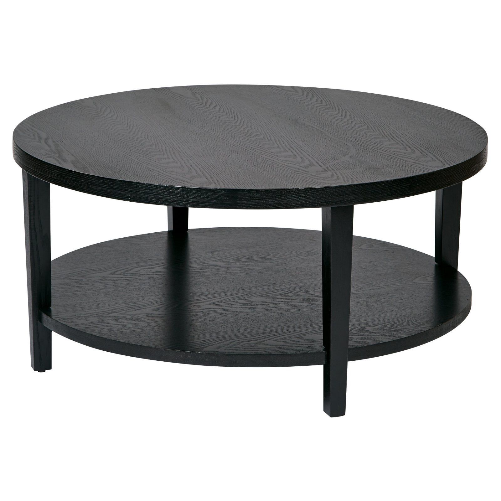 Osp Home Furnishings Work Smart Merge 36" Round Coffee Table (View 4 of 15)