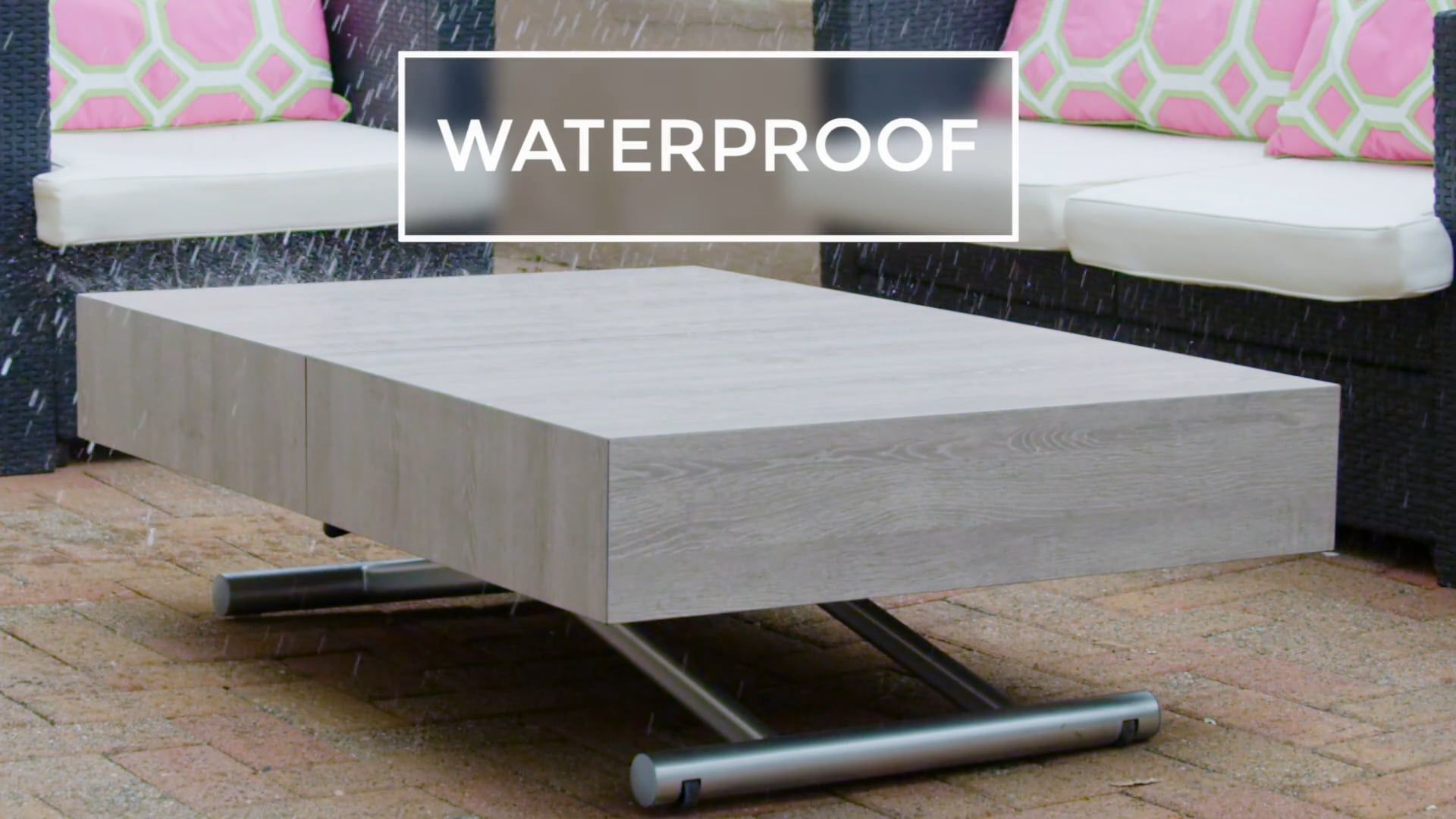 Outdoor Waterproof Expandable Box Coffee Table (View 10 of 15)