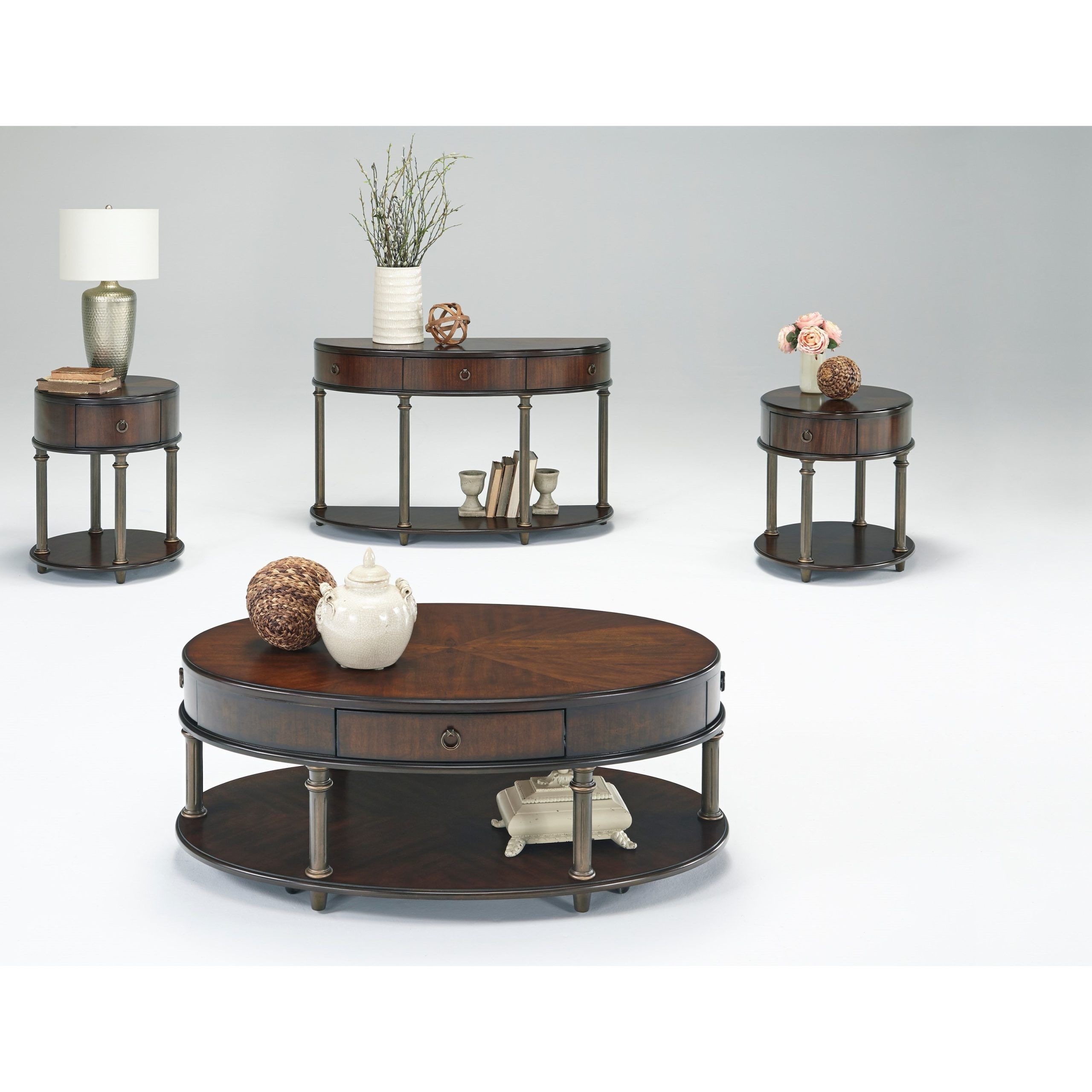 Progressive Furniture Regent Court Castered Oval Cocktail Table | Find For Progressive Furniture Cocktail Tables (Photo 6 of 15)