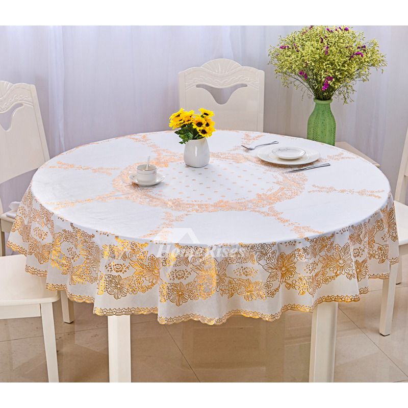 Quality Pvc Gold Coffee Table Cloth Yellow Waterproof Kitchen Best Intended For Waterproof Coffee Tables (Photo 14 of 15)
