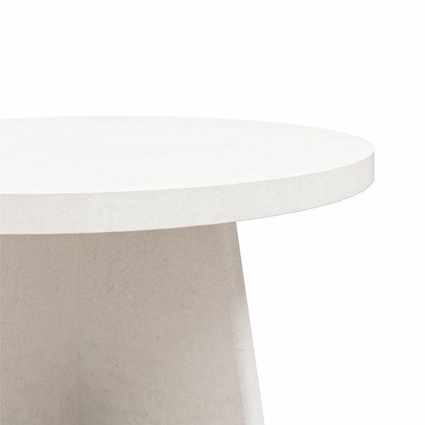 Queer Eye Liam Round Coffee Table, Plaster – Goods 2 Mart Inside Liam Round Plaster Coffee Tables (Photo 3 of 15)
