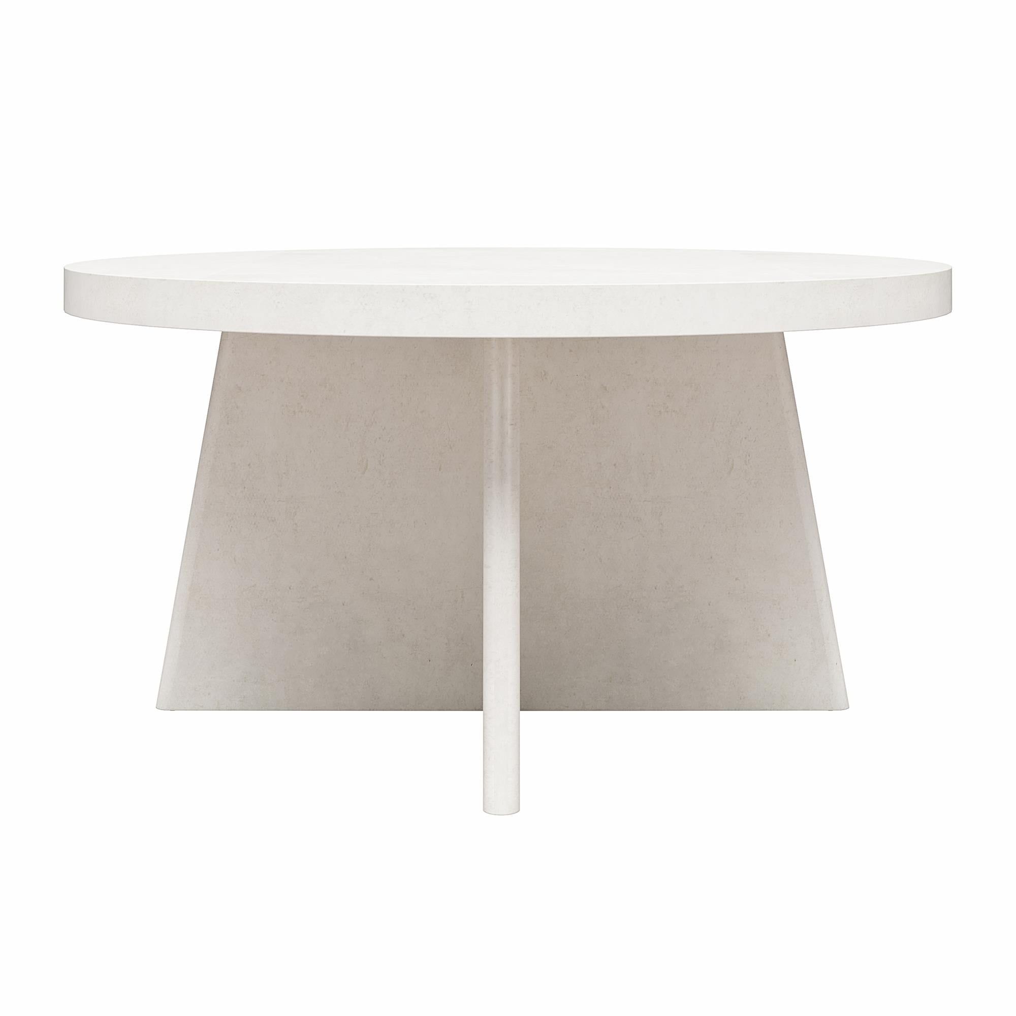 Queer Eye Liam Round Coffee Table, Plaster – Walmart For Liam Round Plaster Coffee Tables (View 11 of 15)